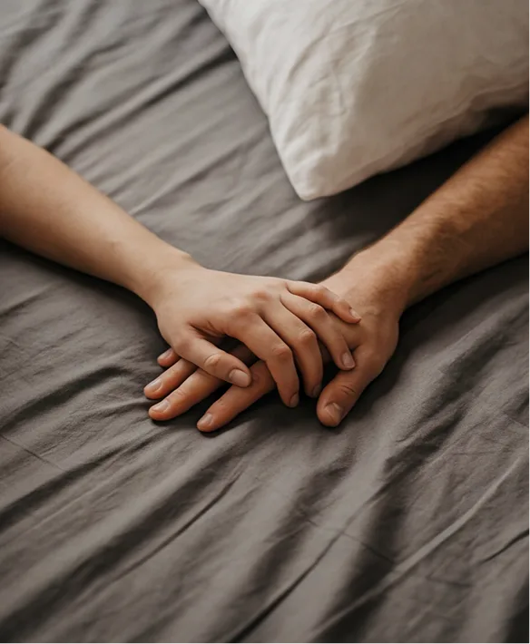 on couples’ mattresses